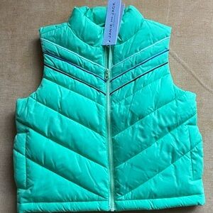 Green Puffer Vest- Janie and Jack